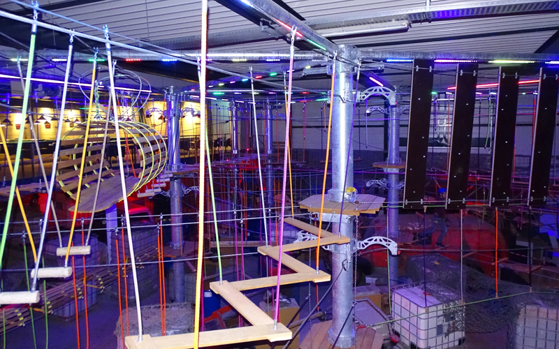 Indoor High Rope Park equipment