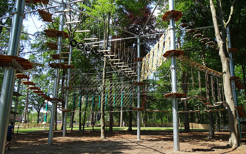 Outdoor High Rope Park Equipment