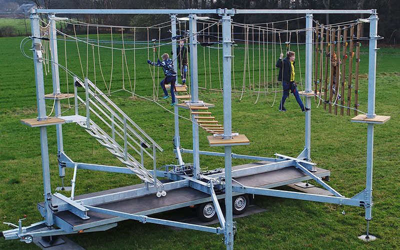 Pop-Up Rope Course Equipment
